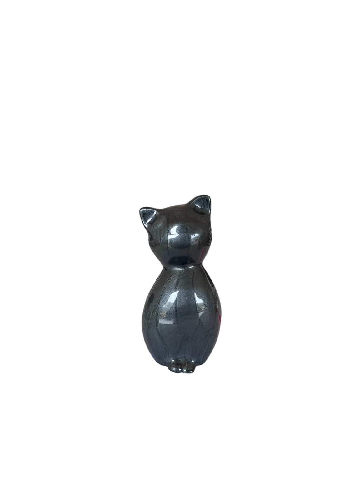 Anfora gato negra pequeño