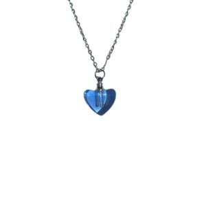 Colgante Urna Corazón Azul