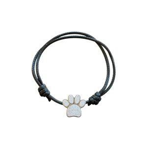 Pulsera Huella Plateada