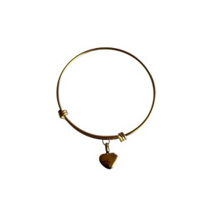 Pulsera Dorada Corazón